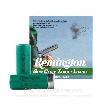Remington Shotgun Shell Logo - 12 Gauge Ammo - Remington Gun Club 2-3/4