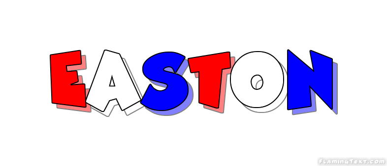 Blue Easton Logo - United Kingdom Logo. Free Logo Design Tool from Flaming Text