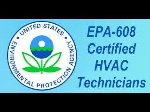 EPA Certification Logo - EPA 608 Certification Practice TEST (Core) PART 1 of 2
