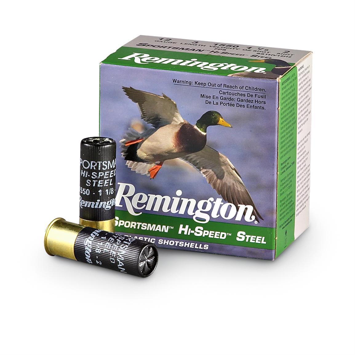 Remington Shotgun Shell Logo - Remington Sportsman Hi-Speed Steel Loads 12 Gauge 3