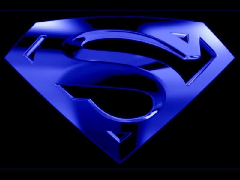 Blue Superman Logo - black and blue. Blue Black Superman Symbol Graphics Code. Blue