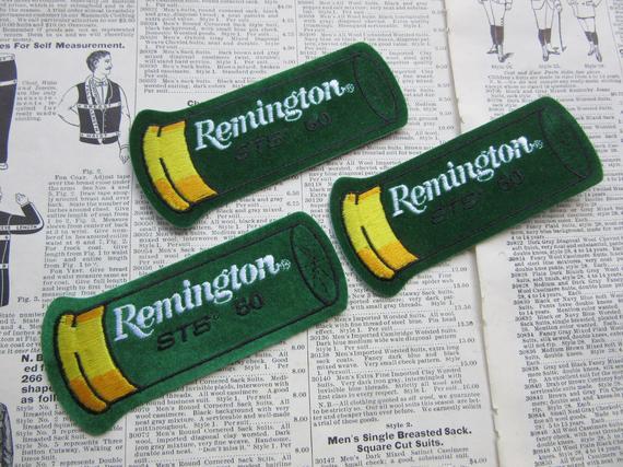 Remington Shotgun Shell Logo - Remington Price per 1 Patch Large Remington Shotgun Shell | Etsy