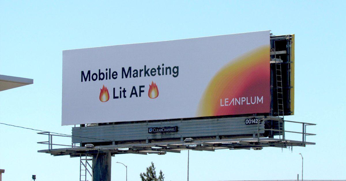 Lit Af Logo - Leanplum latest billboard?