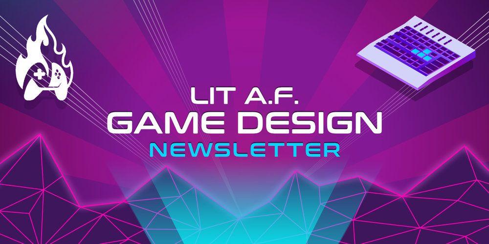 Lit Af Logo - Lit A.F. Games Design Newsletter