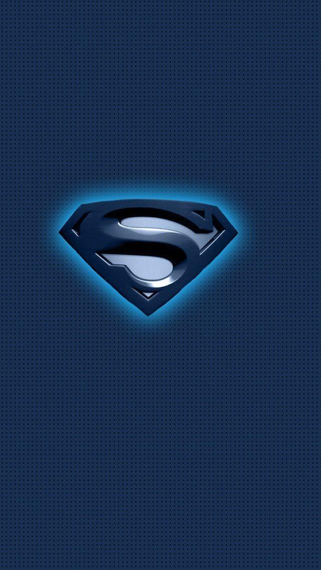 Blue Superman Logo - Superman Blue Logo iPhone 5s wallpaper. Superman. Superman