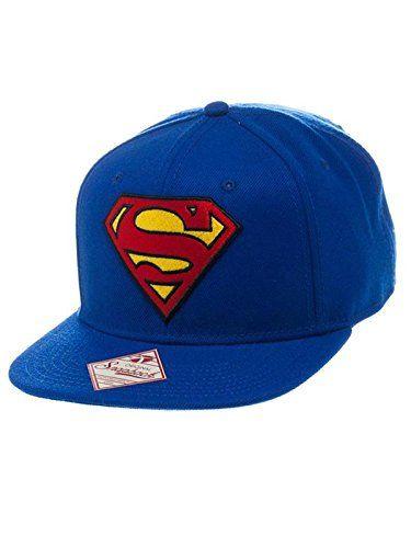 Blue Superman Logo - Amazon.com: Superman - Logo Blue Snapback Hat Size ONE SIZE: Sports ...