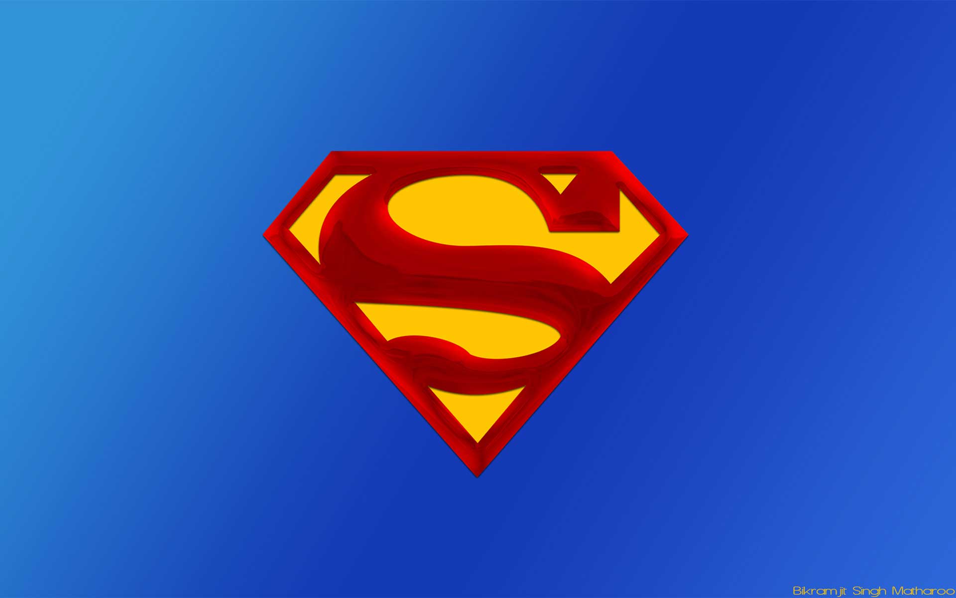 Blue Superman Logo - Superman Logo Background