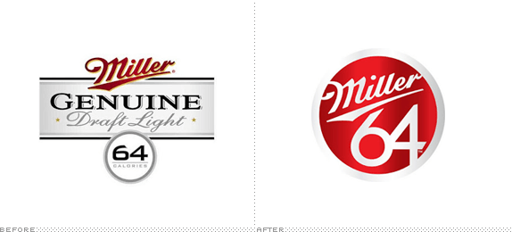 Miller 64 Logo - Brand New: Less Calories, More Crop