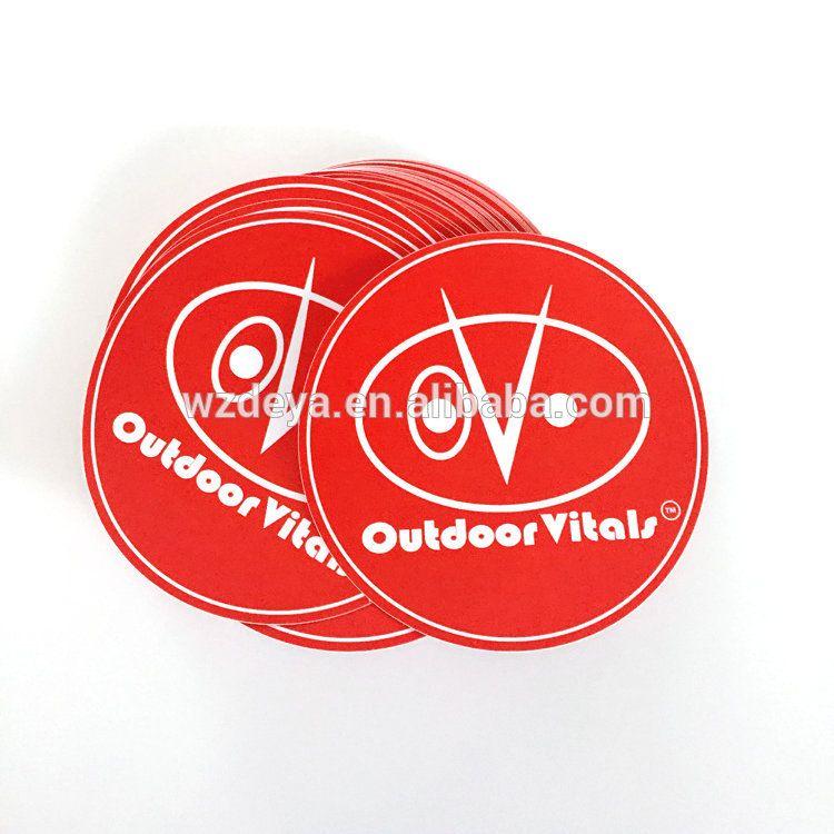 Custom Outdoor Logo - Quality Custom Outdoor Advertising Adhesive Round Label 3m Vinyl Die ...