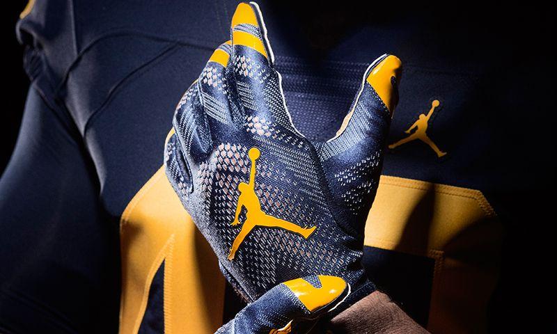 First Jordan Logo - Michigan Wolverines Make History as First Football Team to Wear ...