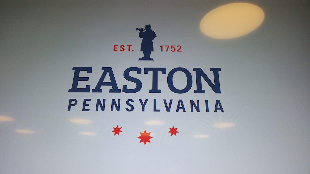 Blue Easton Logo - Easton looks for a new look in its iconic bugler soldier logo - WFMZ