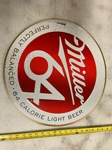 Miller 64 Logo - New Miller 64 Metal Beer Sign | eBay