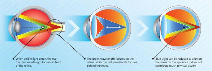 Orange and Blue V Logo - WLC Introduces BlueV Light Coating. Wholesale Lens Corporation
