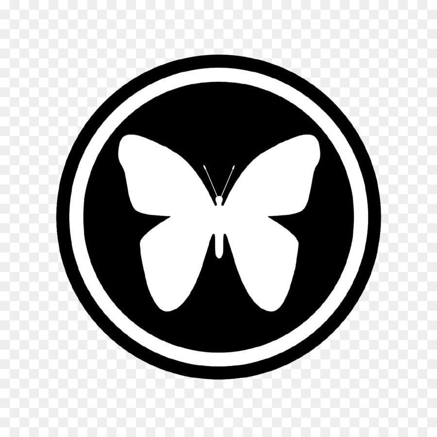 Butterfly Black and White Logo - Butterfly Logo Symbol Clip art 1300*1300 transprent Png