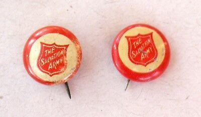 White and Red Shield Logo - VINTAGE SALVATION ARMY PIN RED SHIELD Logo BROACH PINBACK