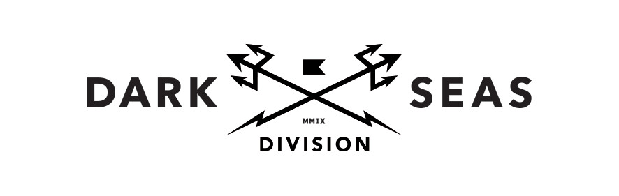Black White and the Division Logo - Dark Seas Division. Dark Seas Division