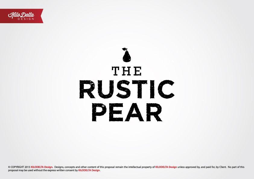 Rustic Industrial Logo - Industrial Logo Design for The Rustic Pear by kdmacalinao | Design ...