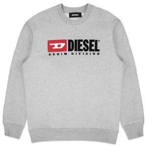 Black White and the Division Logo - Diesel Logo Sweatshirt - Diesel S-Division Oversized Sweat - Black ...