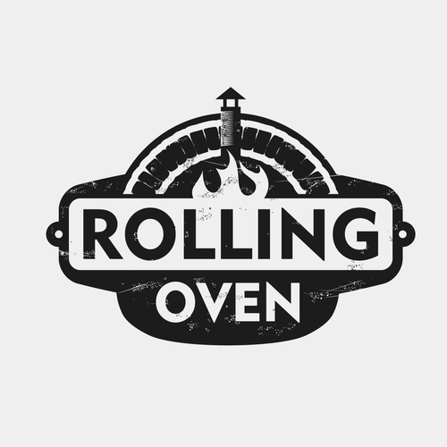 Rustic Industrial Logo - Rustic, industrial logo for Rolling Oven Logo design contest design ...