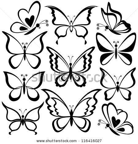 Butterfly Black and White Logo - Black And White Butterfly Drawing.com