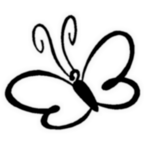 Butterfly Black and White Logo - Free Simple Butterfly Black And White, Download Free Clip Art, Free ...