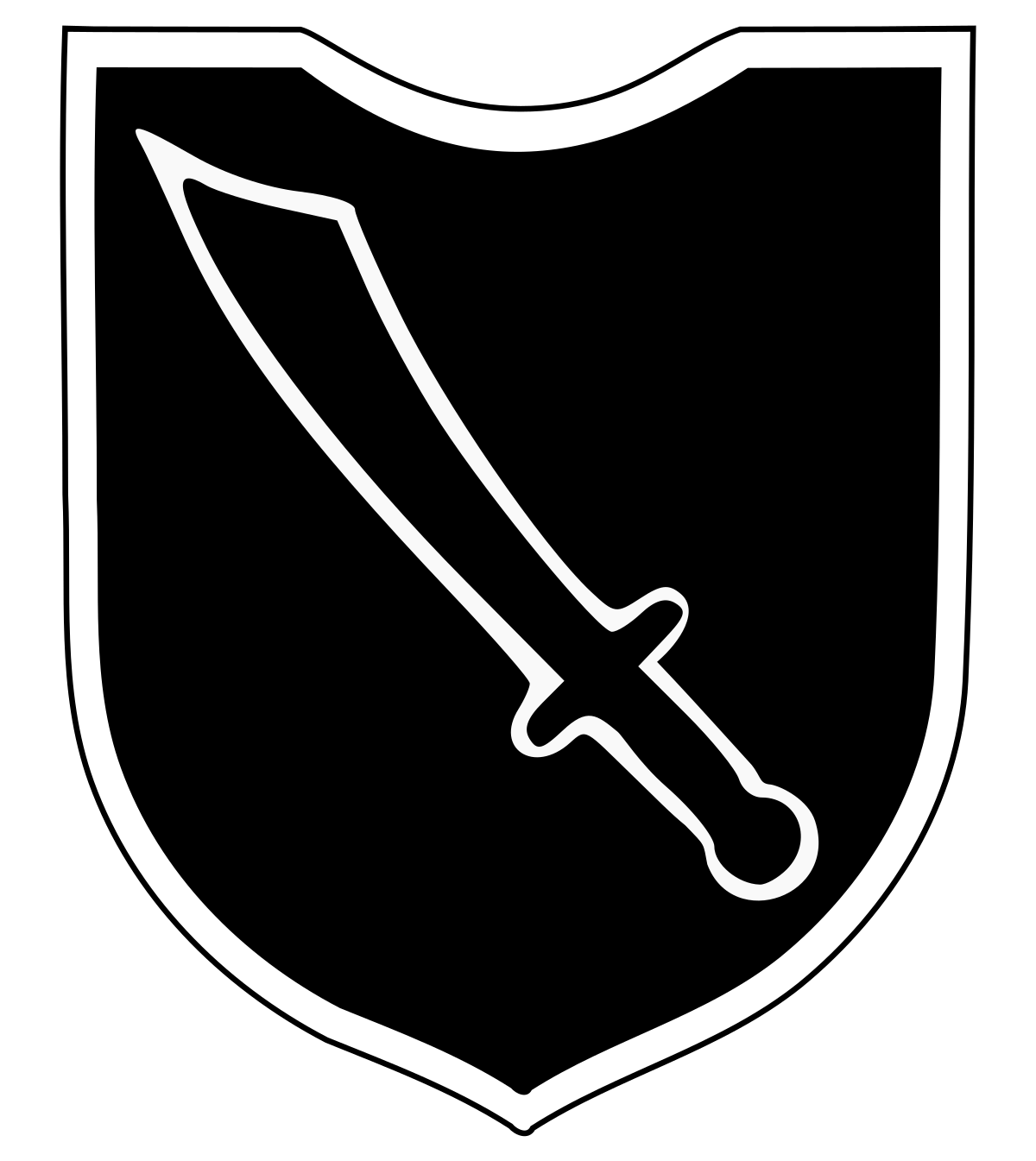 The SS Logo - 13th Waffen Mountain Division of the SS Handschar (1st Croatian ...