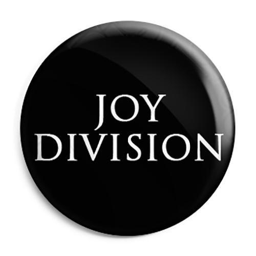 Black White and the Division Logo - Joy Division - Closer Font Logo - Button Badge, Fridge Magnet ...
