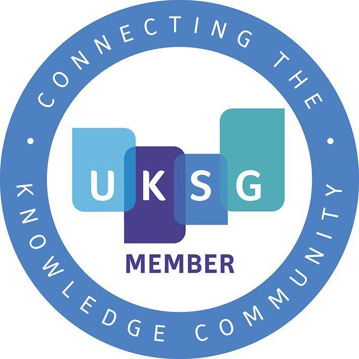 Blue Circle with 3 Blue Lines Logo - UKSG on Twitter: 