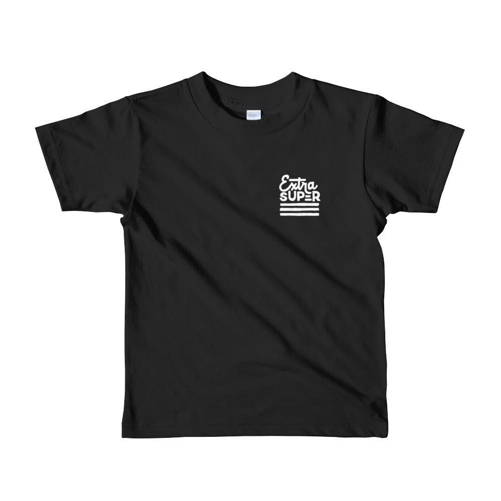 Super T Logo - Kid's Extra Super Co. Logo T Shirt (Black)