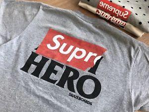 Super T Logo - Supreme Anti Hero Logo Pocket Super Hero T Shirt - M Medium Bogo Box ...