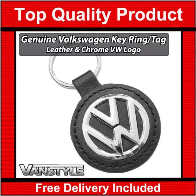 Original Volkswagen Logo - Original Volkswagen Key Fob VW Logo Leather / Metal | eBay