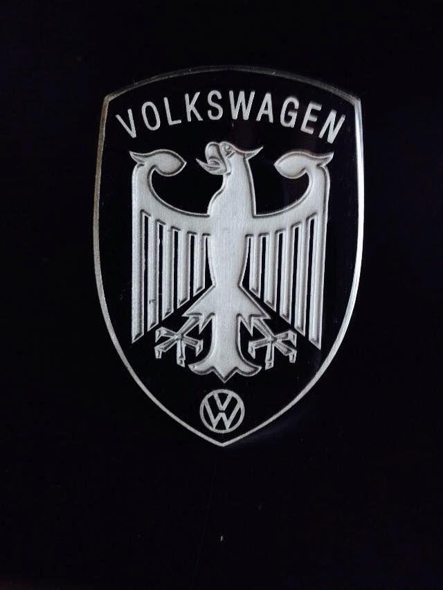 Old Crest Volkswagen Logo - Badge VW. Ltd edition #VW #Peace #shirts. www.etsy.com/listing ...