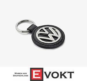 Original Volkswagen Logo - original Volkswagen key fob VW logo leather / metal