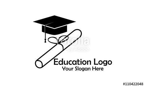 Black Education Logo - Education Logo Design Stock Image And Royalty Free Vector Files