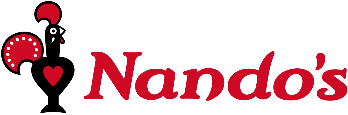 Black and White Chain Restaurant Logo - Nando's