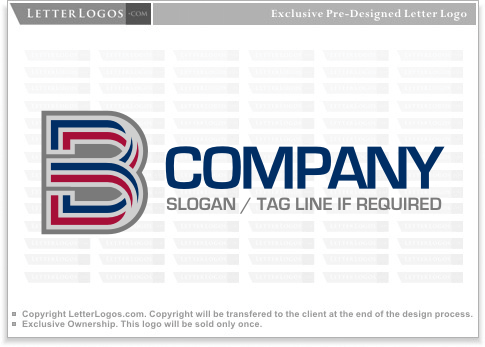 Blue and Red B Logo - 87 Letter B Logos