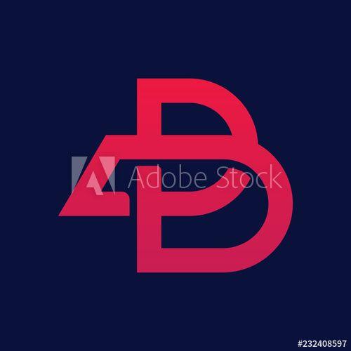 Red and Blue Letter B Logo - Letter B logo design - Buy this stock vector and explore similar ...