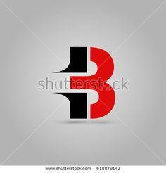 Red and Blue Letter B Logo - 185 Best TYPOGRAPHY AND LOGO images | Image vector, Blue,, Letter
