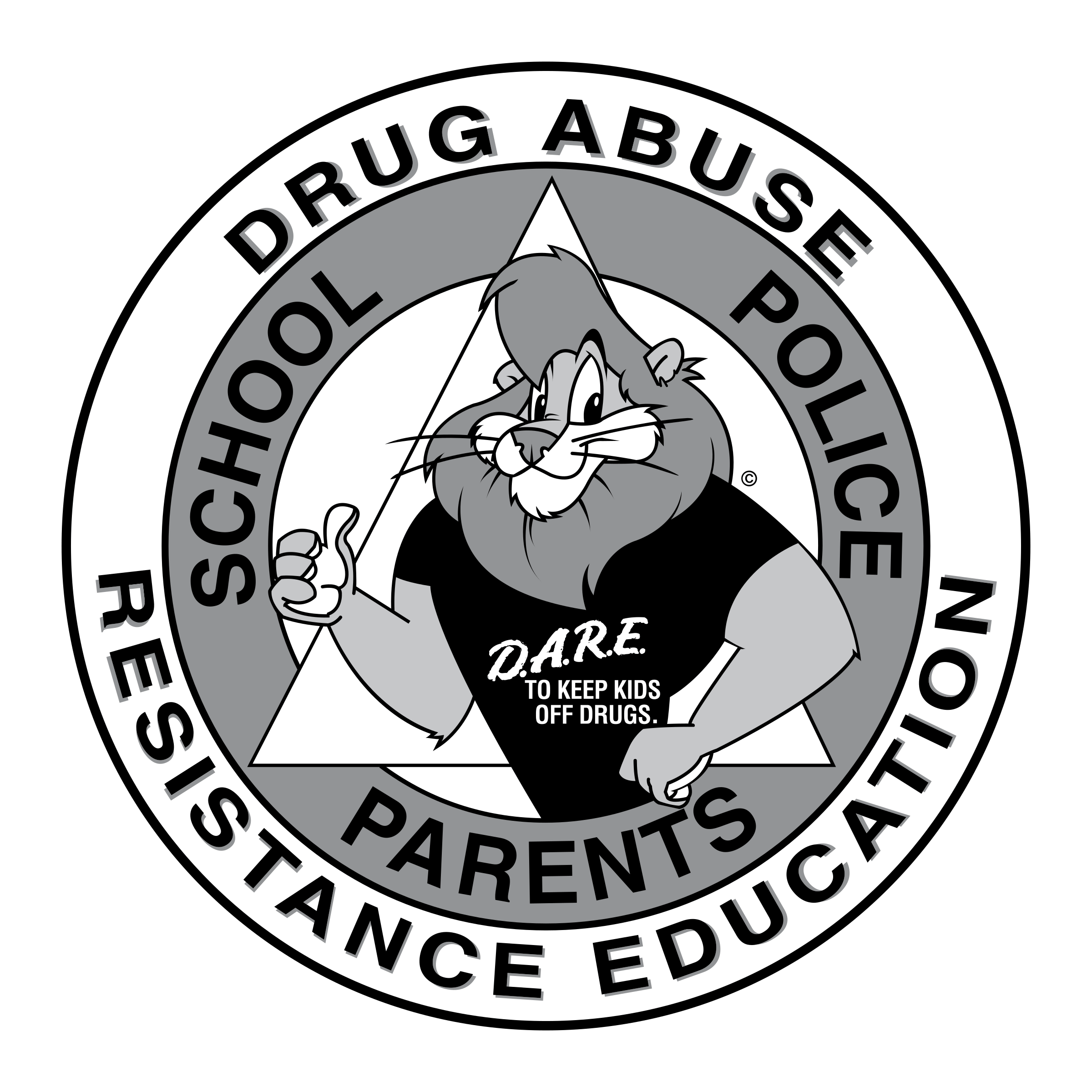 Black Education Logo - Drug Abuse Resistance Education Logo PNG Transparent & SVG Vector