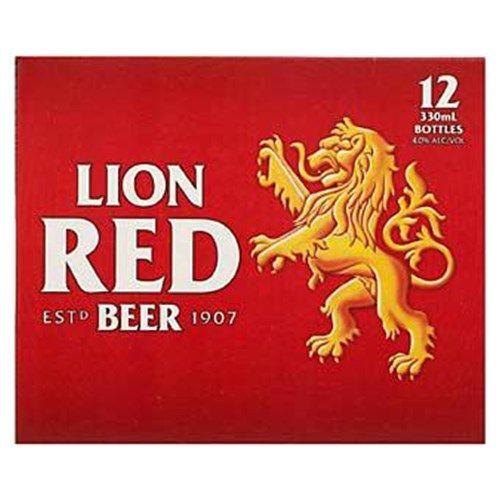Red Beer Logo - Buy lion red beer 330ml btls 12pk online at countdown.co.nz