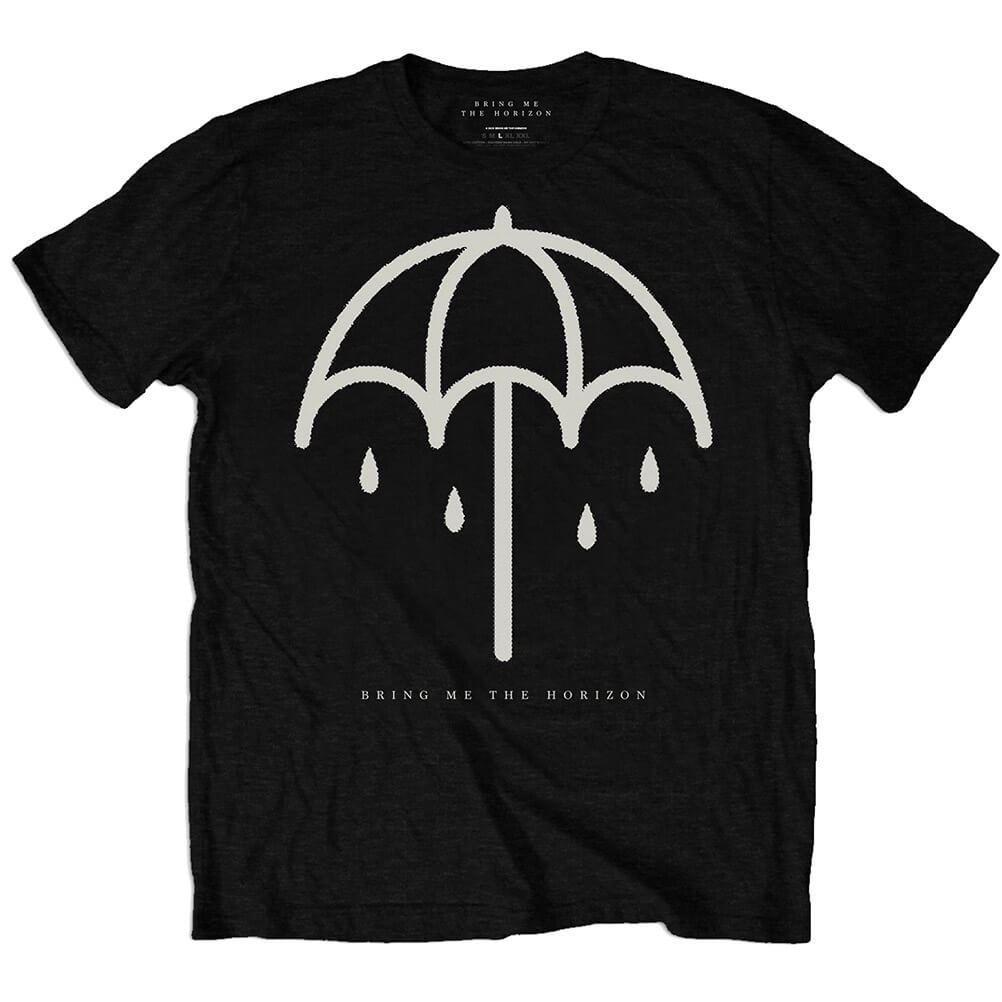 Bring Me the Horizon Umbrella Logo - Men's Bring Me The Horizon Umbrella Black T Shirt