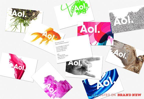 New AOL Logo - Brand New: Aol. Generation. Next.