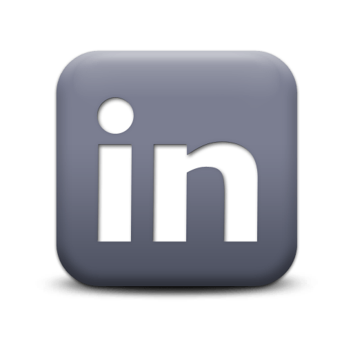 LinkedIn Square Logo - 119953-matte-grey-square-icon-social-media-logos-linkedin-logo ...