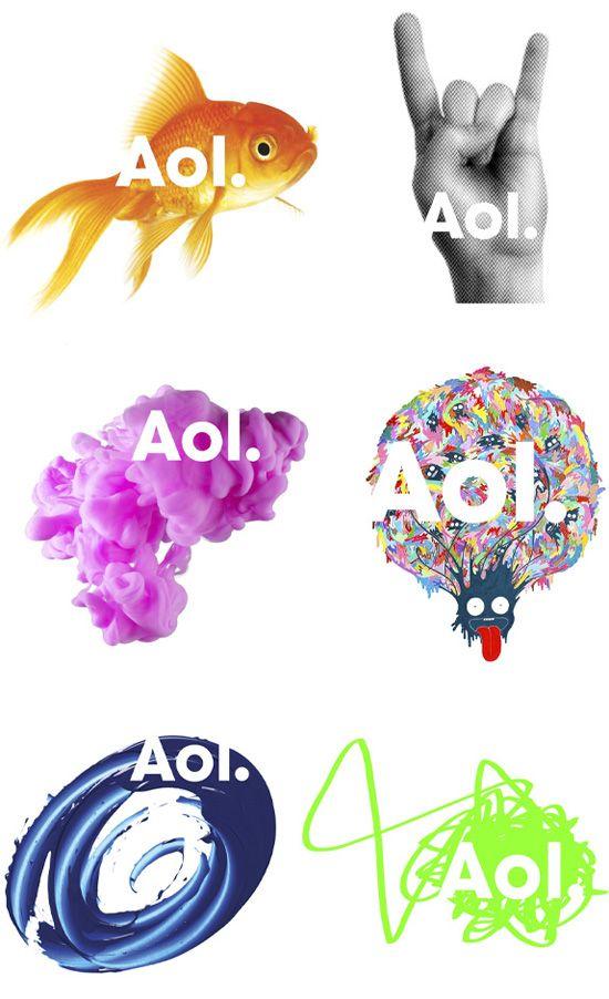 New AOL Logo - new AOL identity by wolff olins