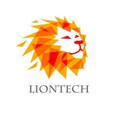 Abstract Lion Logo - lion head vector logo design, abstract lion logo, tiger logo