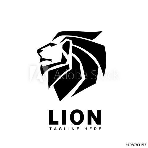 Abstract Lion Logo - Abstract head lion logo this stock vector and explore similar