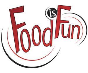 Red and White Food Logo - Food is Fun Programme