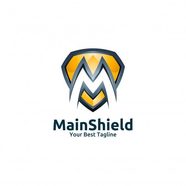 M Shield Logo - Letter m shield logo template Vector | Premium Download