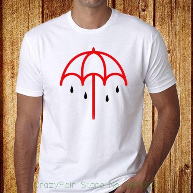 Bring Me the Horizon Umbrella Logo - Bring Me The Horizon * Umbrella Logo Men's White T shirt S M L Xl