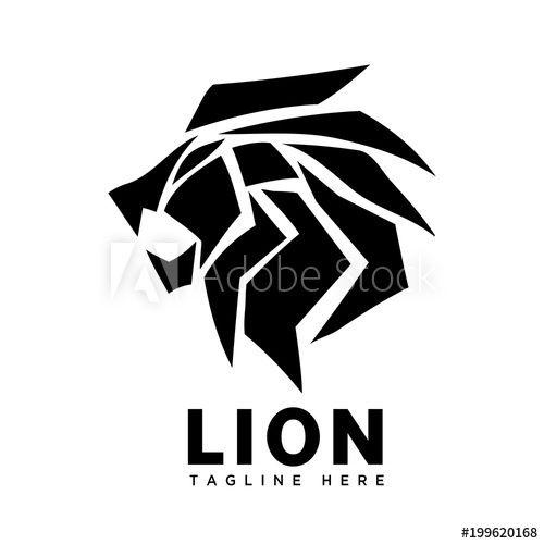 Abstract Lion Logo - abstract roaring head lion logo - Buy this stock vector and explore ...